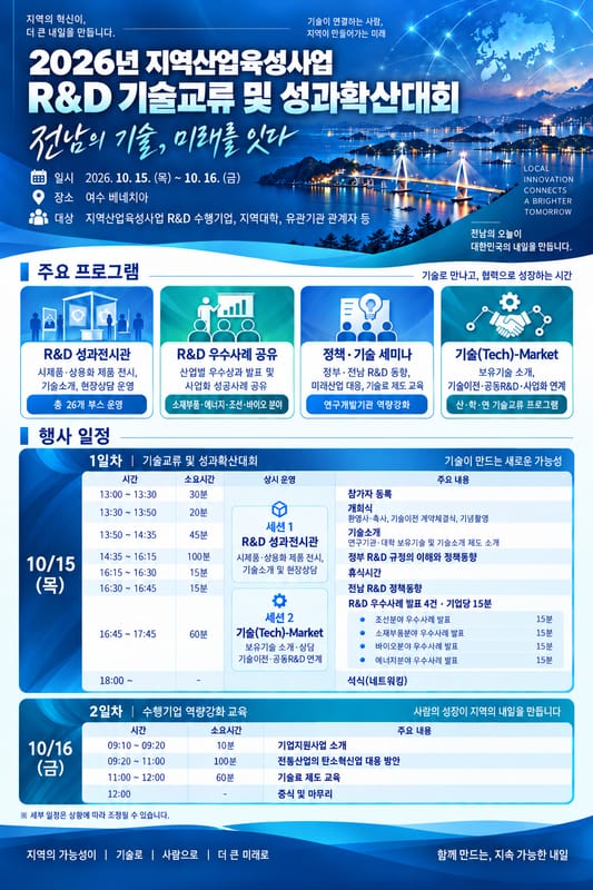 (광양시)광양만권 소재부품 지식산업센터 운영 홍보 이미지